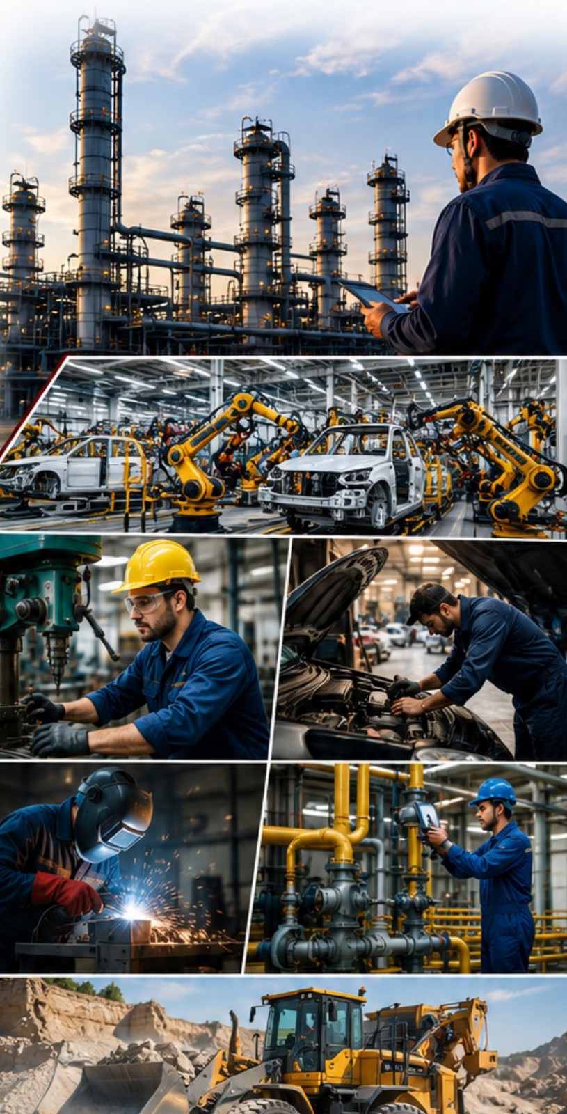 Industrial, Oil & Gas, Automobile & Heavy Equipment
